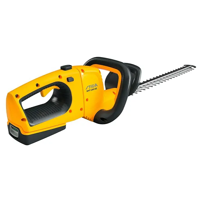 Stiga Akku-Heckenschere SHT 100 AE - 20 V, Li-Ionen, 1 Akku, Schnittlänge: 50 cm - Diagonale Ansicht