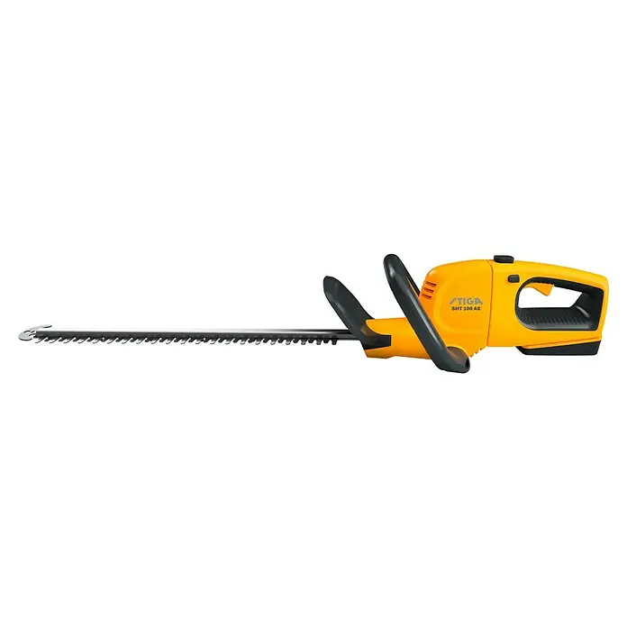Stiga Akku-Heckenschere SHT 100 AE - 20 V, Li-Ionen, 1 Akku, Schnittlänge: 50 cm - Linke Seitenansicht