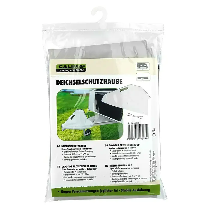 Calima Deichselschutzhaube - L x B: 91 x 59 cm - Vorderansicht