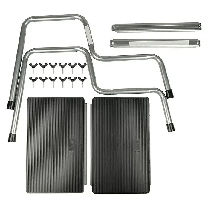 Calima Stufentritt - L x B x H: 68,5 x 40 x 40,5 cm, Zerlegbar - Ansicht von oben