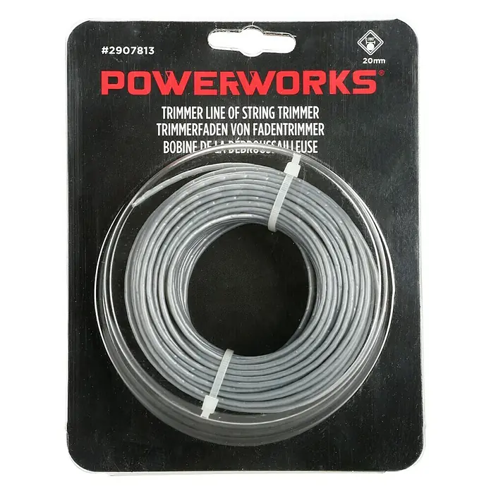 Powerworks Trimmerfaden - Fadenstärke: 2 mm - Vorderansicht