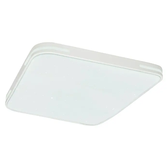 Lavida LED-Deckenleuchte Optimum Square Spark - 55 W, L x B x H: 52 x 52 x 6,2 cm, Weiß - Ansicht von unten