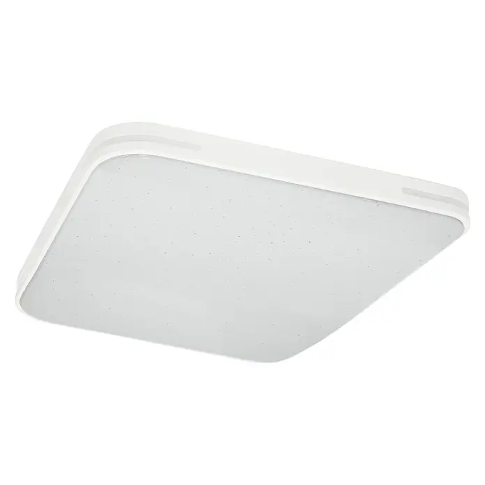 Lavida LED-Deckenleuchte Optimum Square Spark - 55 W, L x B x H: 52 x 52 x 6,2 cm, Weiß - Ansicht von unten