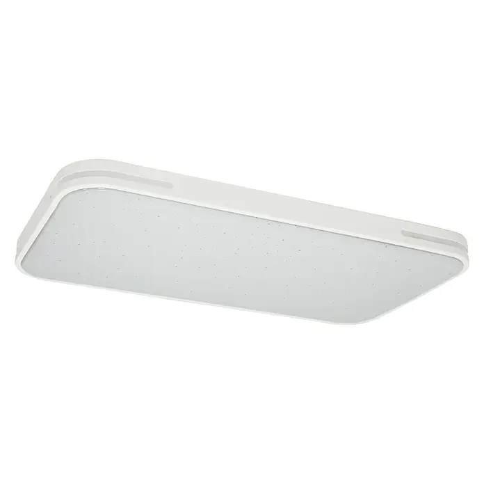 Lavida LED-Deckenleuchte Optimum Square Spark - 55 W, L x B x H: 68 x 38 x 6,2 cm, Weiß - Ansicht von unten