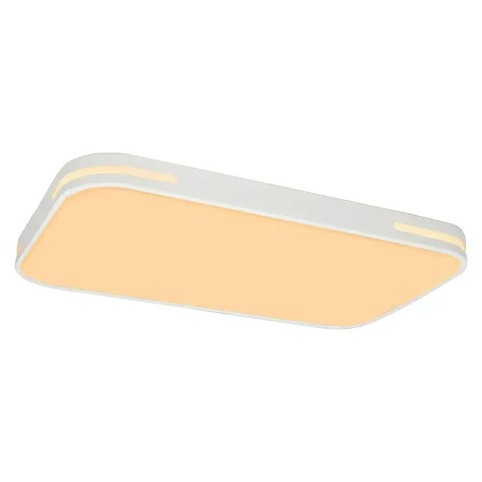 Lavida LED-Deckenleuchte Optimum Square - 30 W, L x B x H: 52 x 30 x 6,2 cm, Weiß - Ansicht von unten