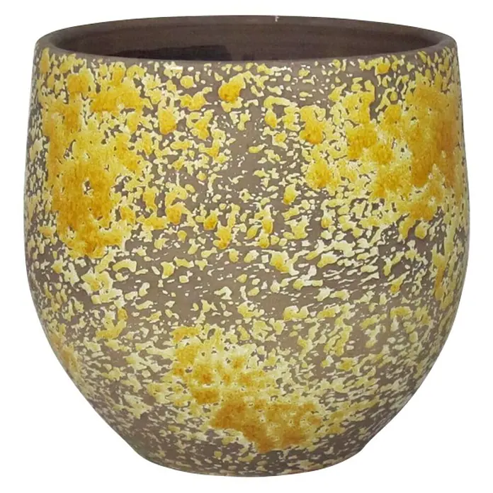 Plantenpot Luuk - Buitenmaat (Ø x h): 20 x 20 cm, Keramiek - Vooraanzicht