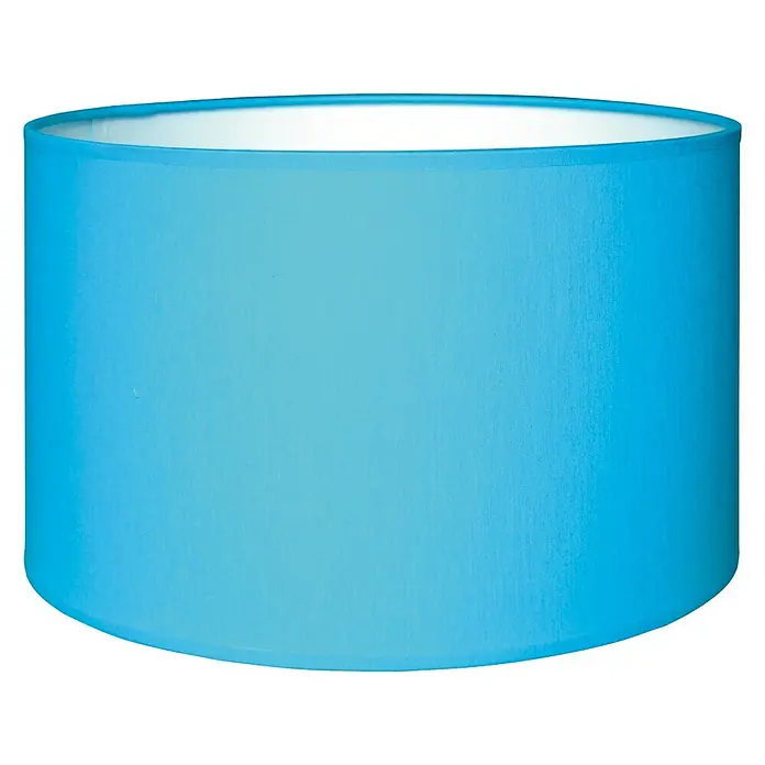 Tween Light Lampenkap - Ø x h: 15 x 12 cm, Aqua blauw, Rond - Vooraanzicht