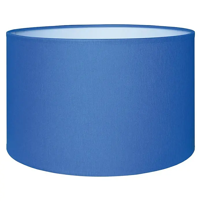 Tween Light Lampenkap - Ø x h: 25 x 16 cm, Blauw, Rond - Vooraanzicht