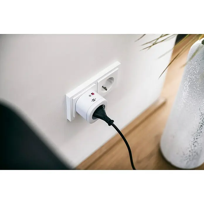 Brennenstuhl WiFi-Schaltsteckdose WA 3000 - Weiß, 13 A, Max. Anschlussleistung: 3.000 W - Anwendungsbeispiel