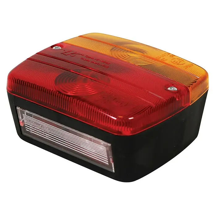 Carpoint Achterlicht 12V 4 functies + lampen - 12 V - Diagonaal zicht