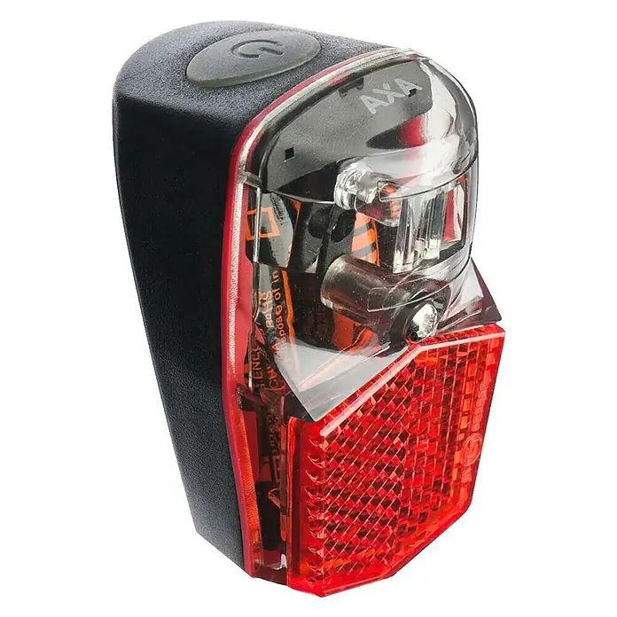 Axa Achterlicht Fietsverlichting Run Compact Battery - Lichtbron: Led, Geschikt voor: Fietsen - Diagonaal zicht