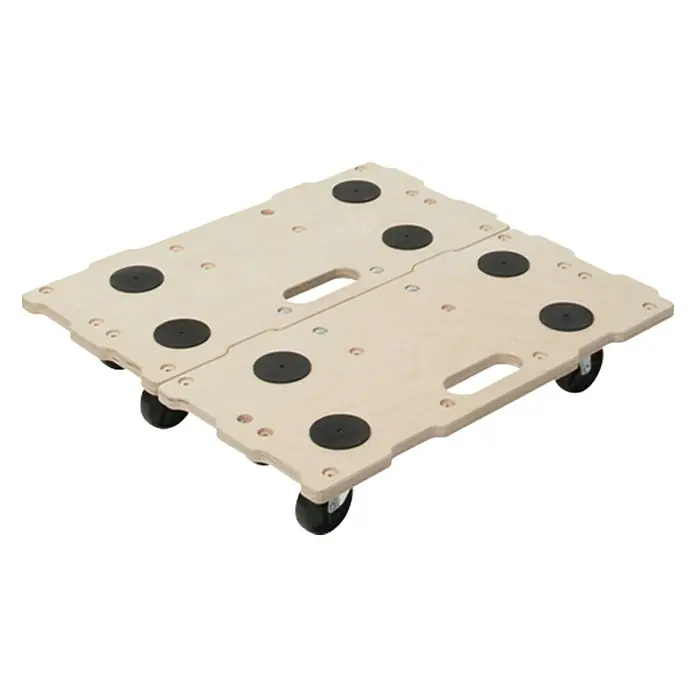 Wolfcraft Base con ruedas FT400 - L x An x Al: 590 x 290 x 120 mm, Capacidad de carga: 400 kg - Vista angular