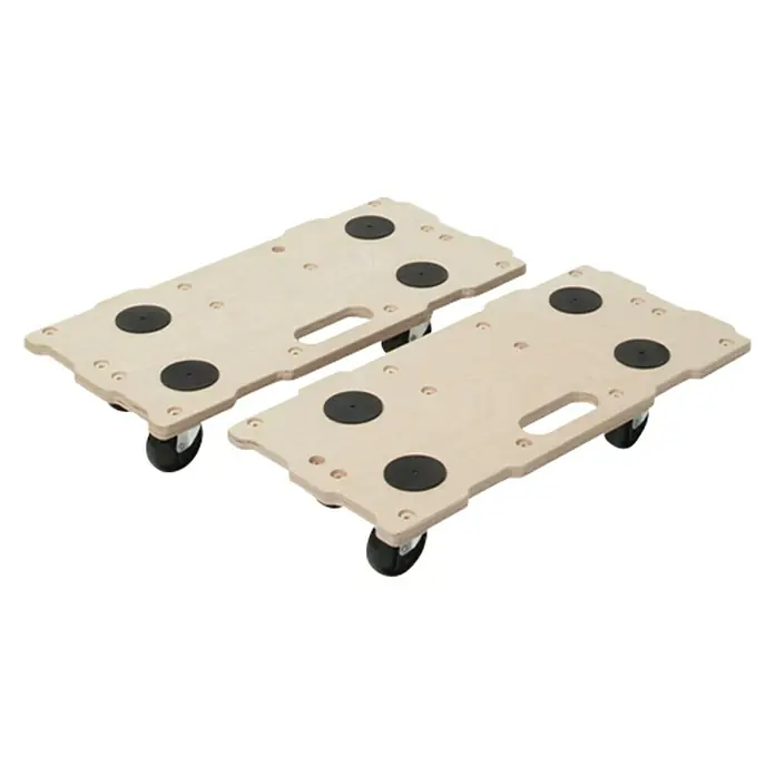 Wolfcraft Base con ruedas FT400 - L x An x Al: 590 x 290 x 120 mm, Capacidad de carga: 400 kg - Vista angular