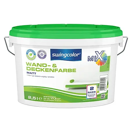swingcolor Mix Wandfarbe Basis 2
