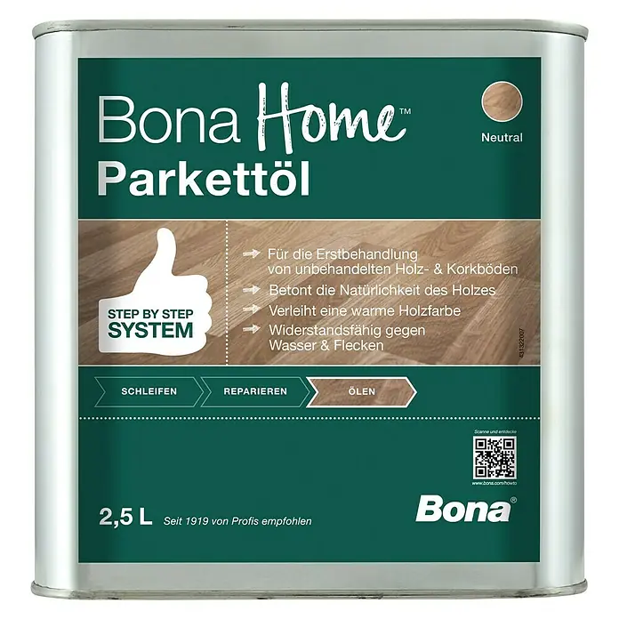 Bona Home Parkett-Öl - Neutral, 2,5 l - Vorderansicht