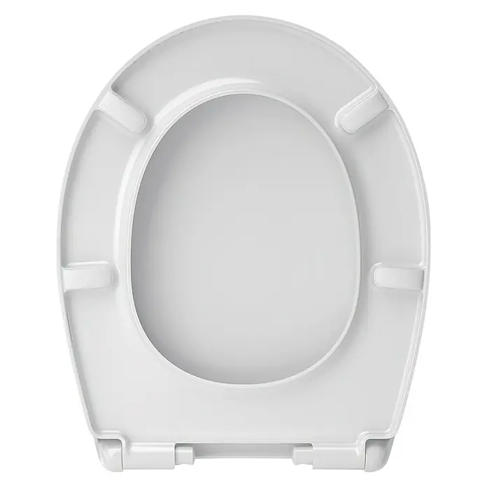 Poseidon WC daska Playa - Samospuštajuća, Duroplast, Bež-smeđe boje - Pogled odozdo