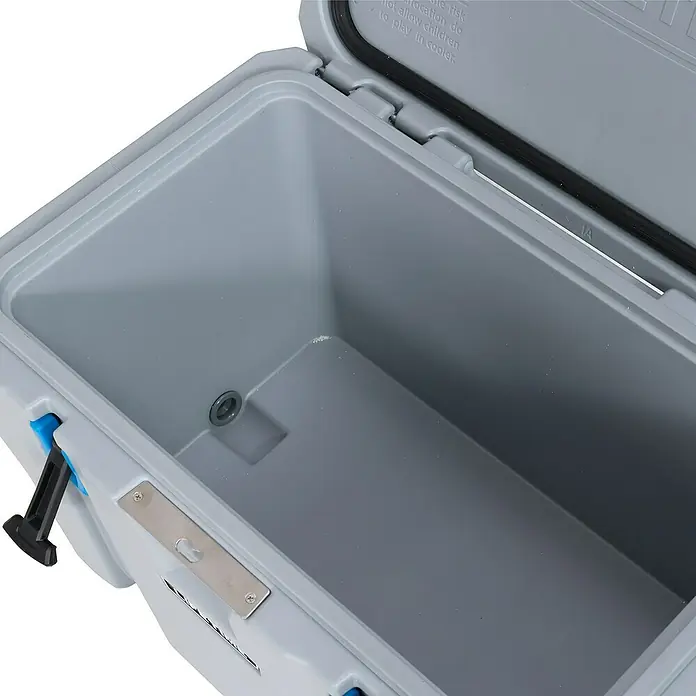 Lifetime Kühlbox - L x B x H: 47 x 76 x 47 cm, Grau, 73 l - Detailaufnahme