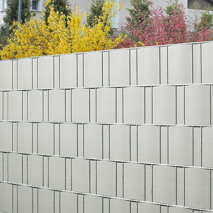 Stabilit Sichtschutzstreifen - Silbergrau, 201,5 x 19,2 cm, 5 Stk. - Detailaufnahme