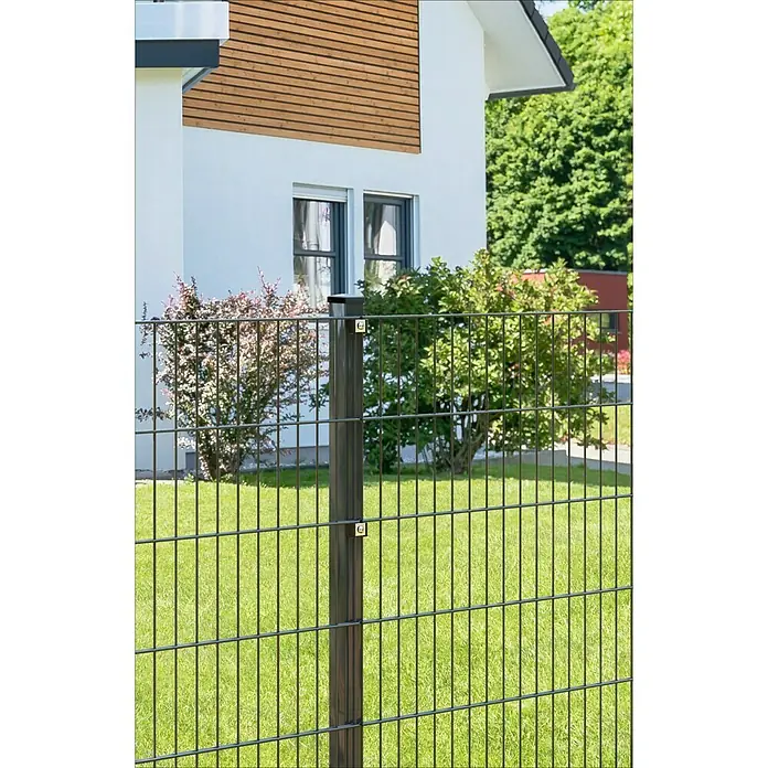 Mattenzaun Small - 200 x 123 cm, Anthrazit - Stimmungsaufnahme