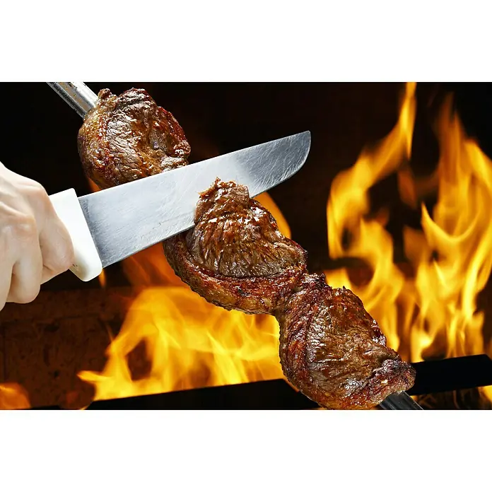 Tramontina Grillspieß - 75 x 1,7 cm - Anwendungsbeispiel