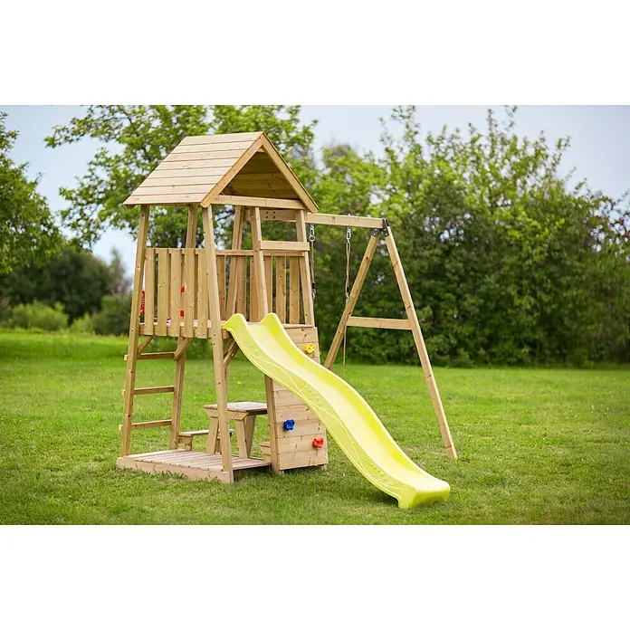 Wendi Toys Kinderspielturm Pelikan - 270 x 280 cm - Stimmungsaufnahme