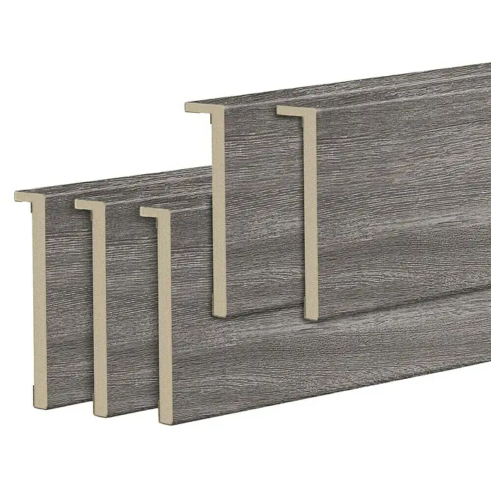 Tapeta extensible Módena - 8 cm x 2,2 m, Gris, 5 ud. - Primer plano