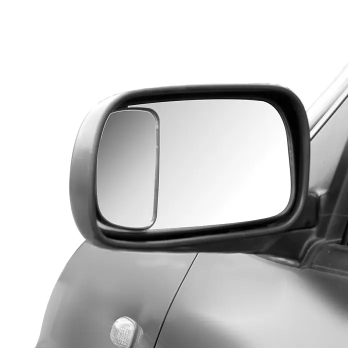 Carpoint Dodehoekspiegel Rechthoek 79 x 40 mm - Kleur: Zwart - Toepassingsvoorbeeld