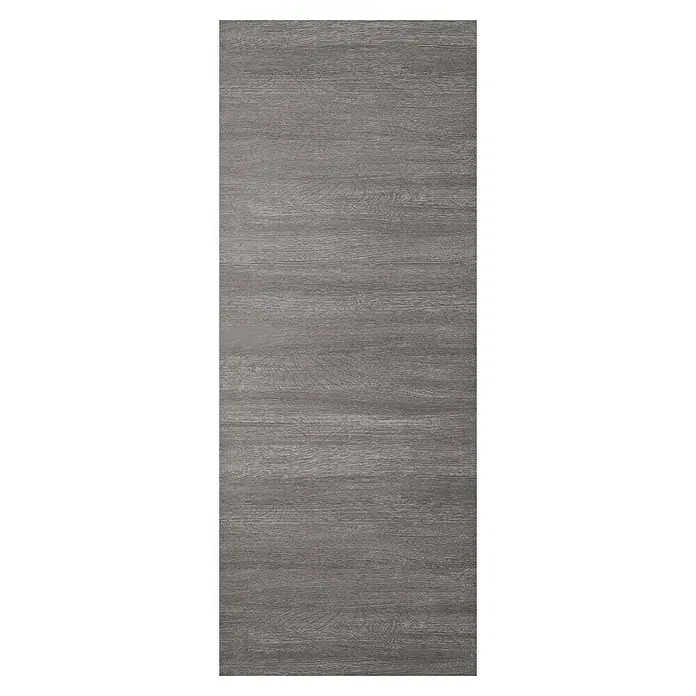 Puerta corredera de madera Módena - 72,5 x 203 cm, Antracita, Macizo - Vista frontal