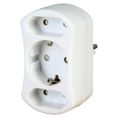 Euro-adapter 3-voudig