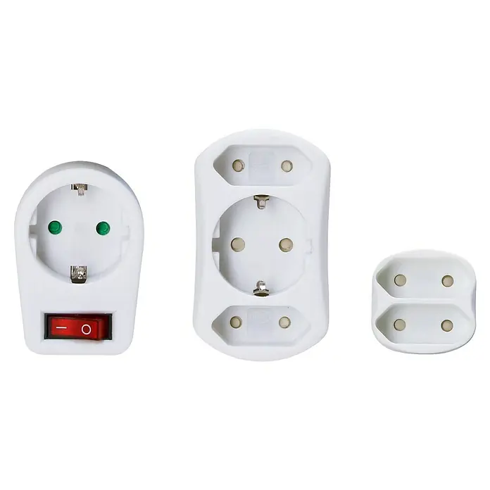 Kopp Stekker en stopcontactset 3-delig - 2,5 A - Vooraanzicht