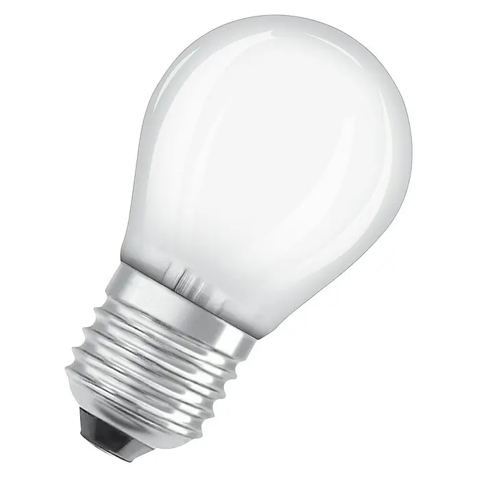 Osram Superstar LED-Leuchtmittel CLP40 - E27, 4 W, P45, 470 lm, Kaltweiß - Vorderansicht