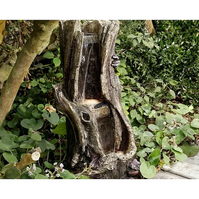 Fuente LED Kaska - L x An x Al: 40 x 46,5 x 103 cm, Natural, Fuente LED - Foto ambiente