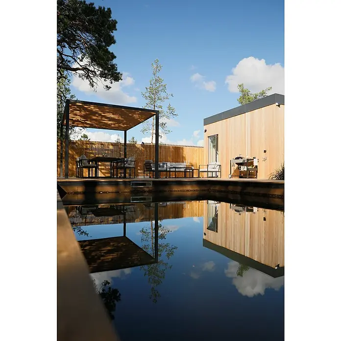 SENSUM Conjunto de muebles Inari - 5 piezas, Aluminio, Negro - Foto ambiente