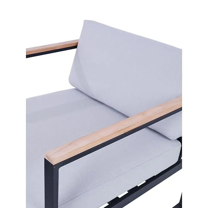 SENSUM Conjunto de muebles Inari - 5 piezas, Aluminio, Negro - Primer plano