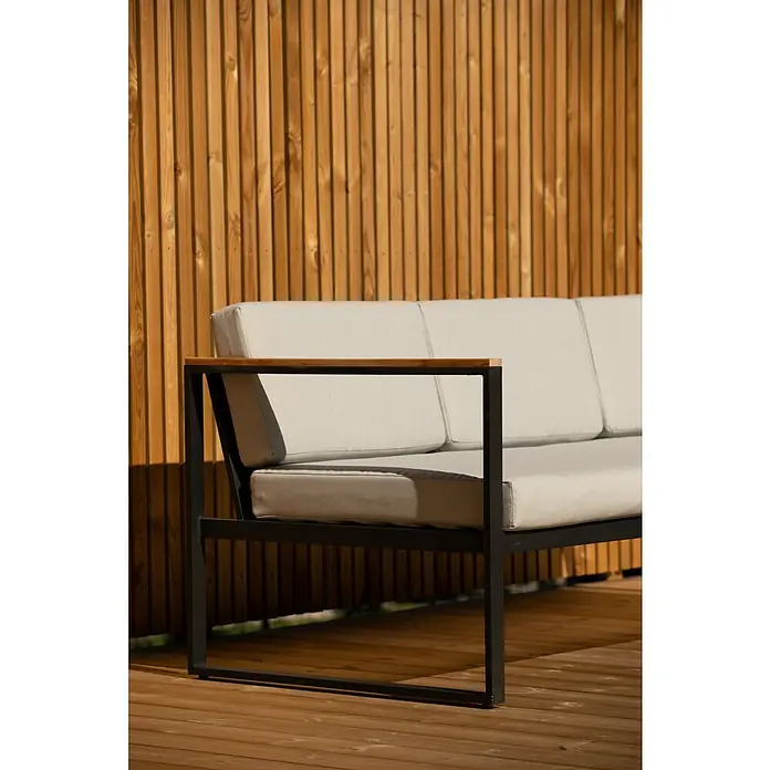 SENSUM Conjunto de muebles Inari - 5 piezas, Aluminio, Negro - Primer plano