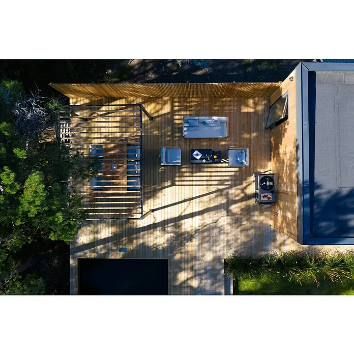 SENSUM Loungemöbel-Set - 5 -tlg., Aluminium, Schwarz - Stimmungsaufnahme