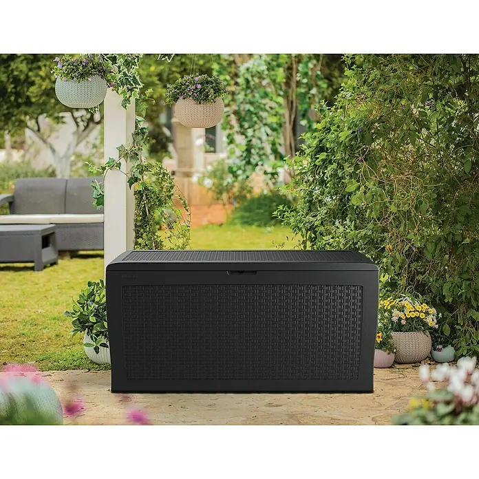 Keter Vrtna kutija za pohranu - D x Š x V: 45 x 117 x 57 cm, Antracit - Živopisni prikaz