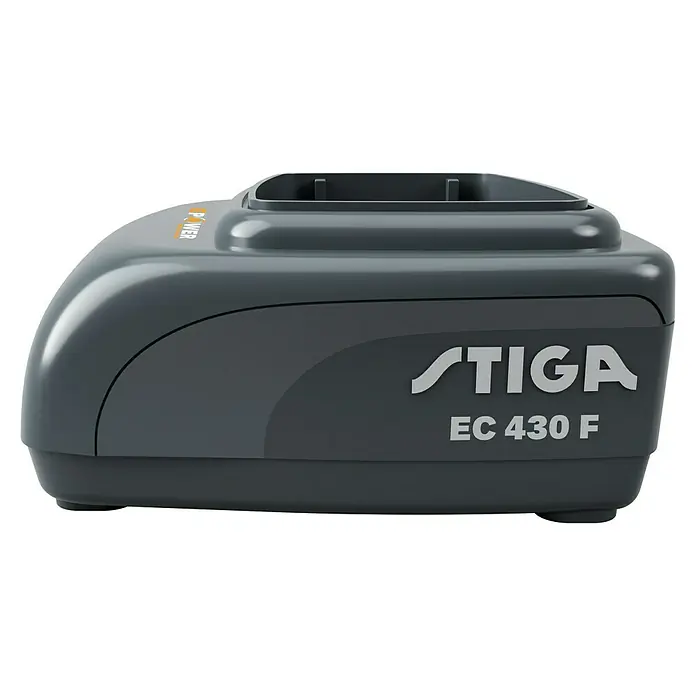 Stiga Ladegerät EC 430 F - Passend für: Stiga Gartenmaschinen 500er-Serie - Linke Seitenansicht