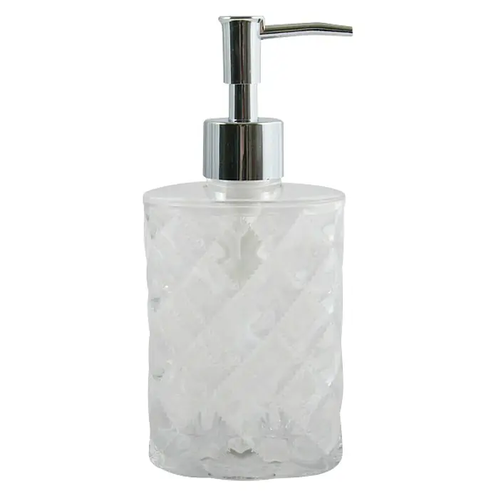 MSV Edith Dispensador de jabón - Acrílico, Transparente - Vista frontal