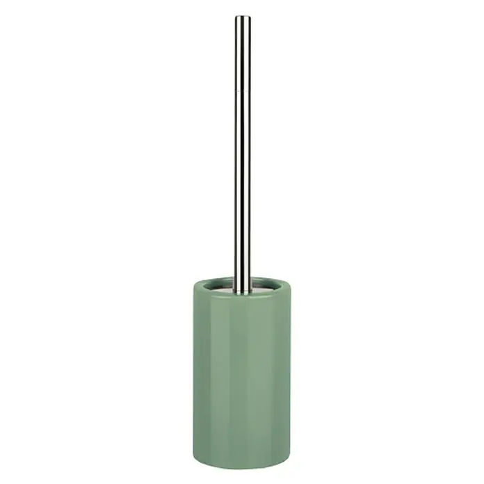 Spirella Tube Escobillero - Gres porcelánico, Verde - Vista frontal