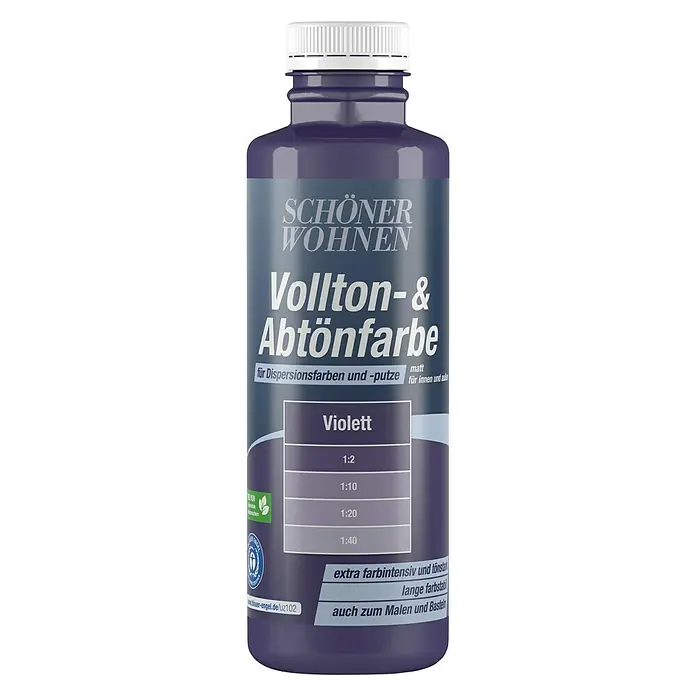 SCHÖNER WOHNEN-Farbe Vollton- & Abtönfarbe - Violett, 500 ml, Matt - Vorderansicht