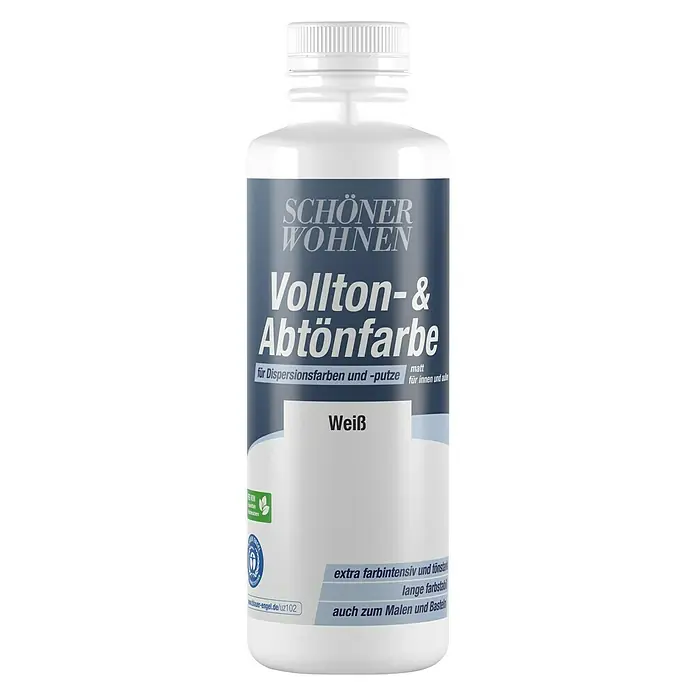 SCHÖNER WOHNEN-Farbe Vollton- & Abtönfarbe - Weiß, 500 ml, Matt - Vorderansicht