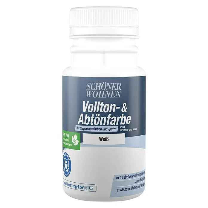SCHÖNER WOHNEN-Farbe Vollton- & Abtönfarbe - Weiß, 125 ml, Matt - Vorderansicht