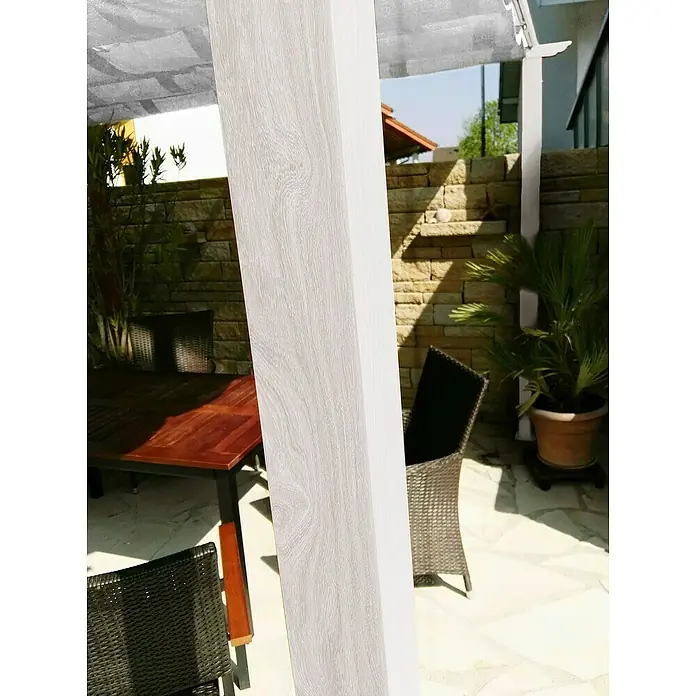 Paragon Outdoor Raffpavillon Florida - 350 x 350 cm, Weiß - Detailaufnahme