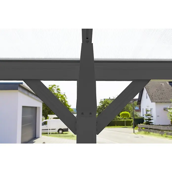 Westmann Nadstrešnica za auto Premium - 505 x 300 x 220 cm - Detaljan prikaz