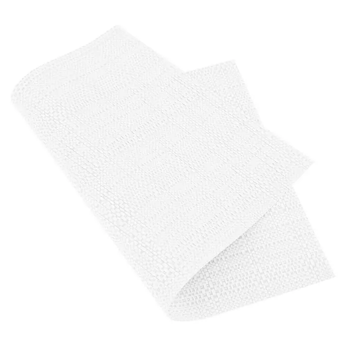 Vénilia Tisch-Set Gewebt - Weiß, L x B: 45 x 30 cm, Kunststoff - Diagonale Ansicht