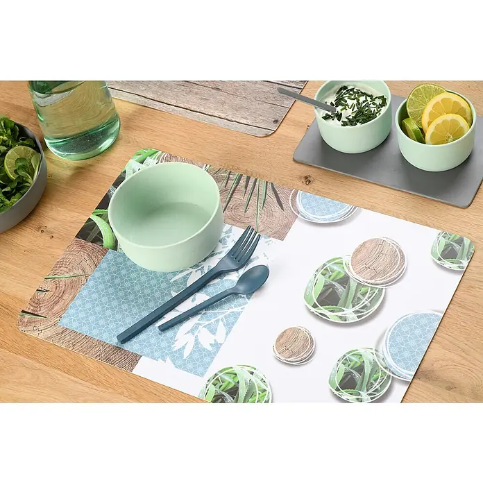 Vénilia Tisch-Set - Fresh Nature, L x B: 45 x 30 cm, Kunststoff - Anwendungsbeispiel