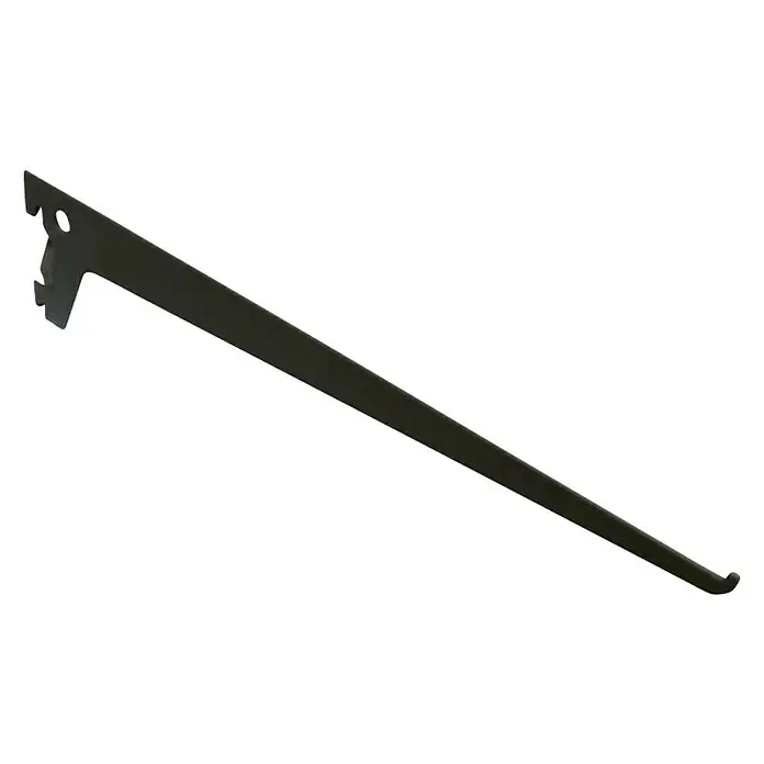 Element System Držač polica S 50 - Duljina: 50 cm, Crne boje, Opteretivost: 60 kg - Dijagonalni pogled