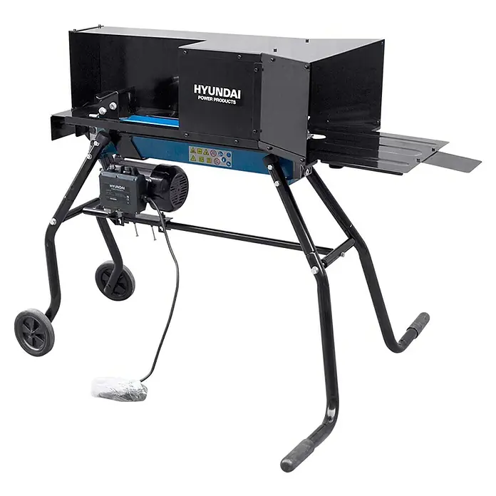 Hyundai Kloofmachine Model 57363 - Max. houtlengte: 52 cm, Splijtkracht: 5 t - Diagonaal zicht
