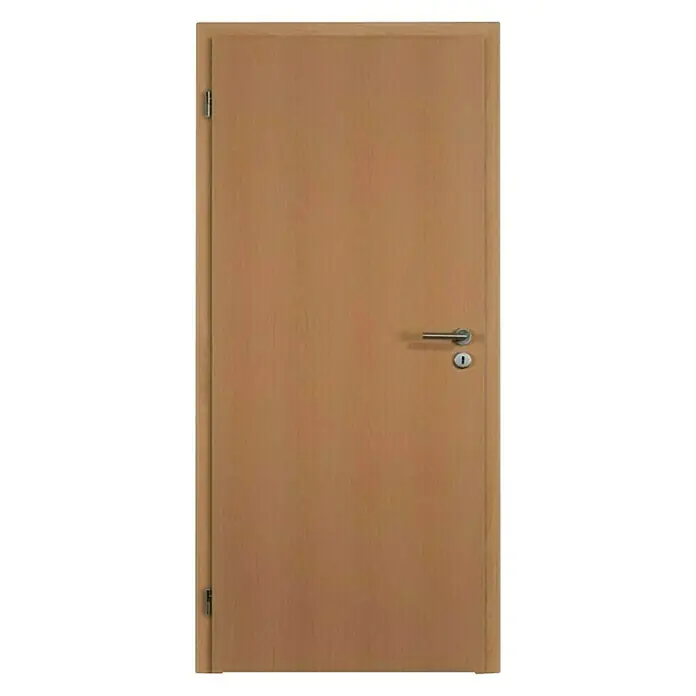 Doornite Sobna vrata - D x Š x V: 39 x 650 x 2.000 mm, DIN lijevo, Bukva - Pogled sprijeda